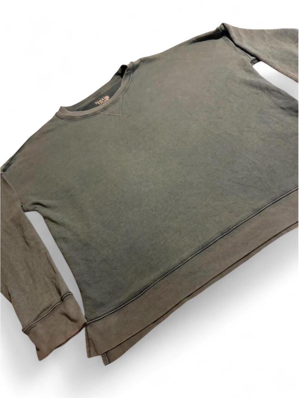 Time True Faded Blue Crewneck Sweatshirt — Size XXL